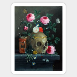 Skull & Roses Sticker